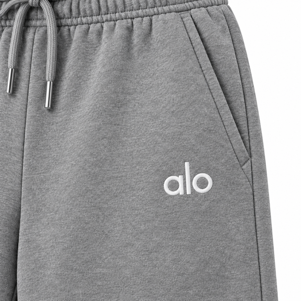ALO Straight Leg Sweatpants with Drawstring – Relaxed Fit Casual Lounge Pants