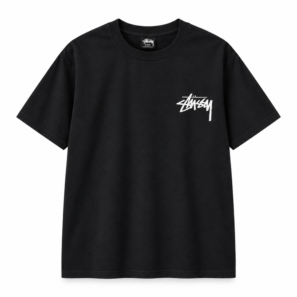Stüssy Fuzzy Dice Tee Black – SS22