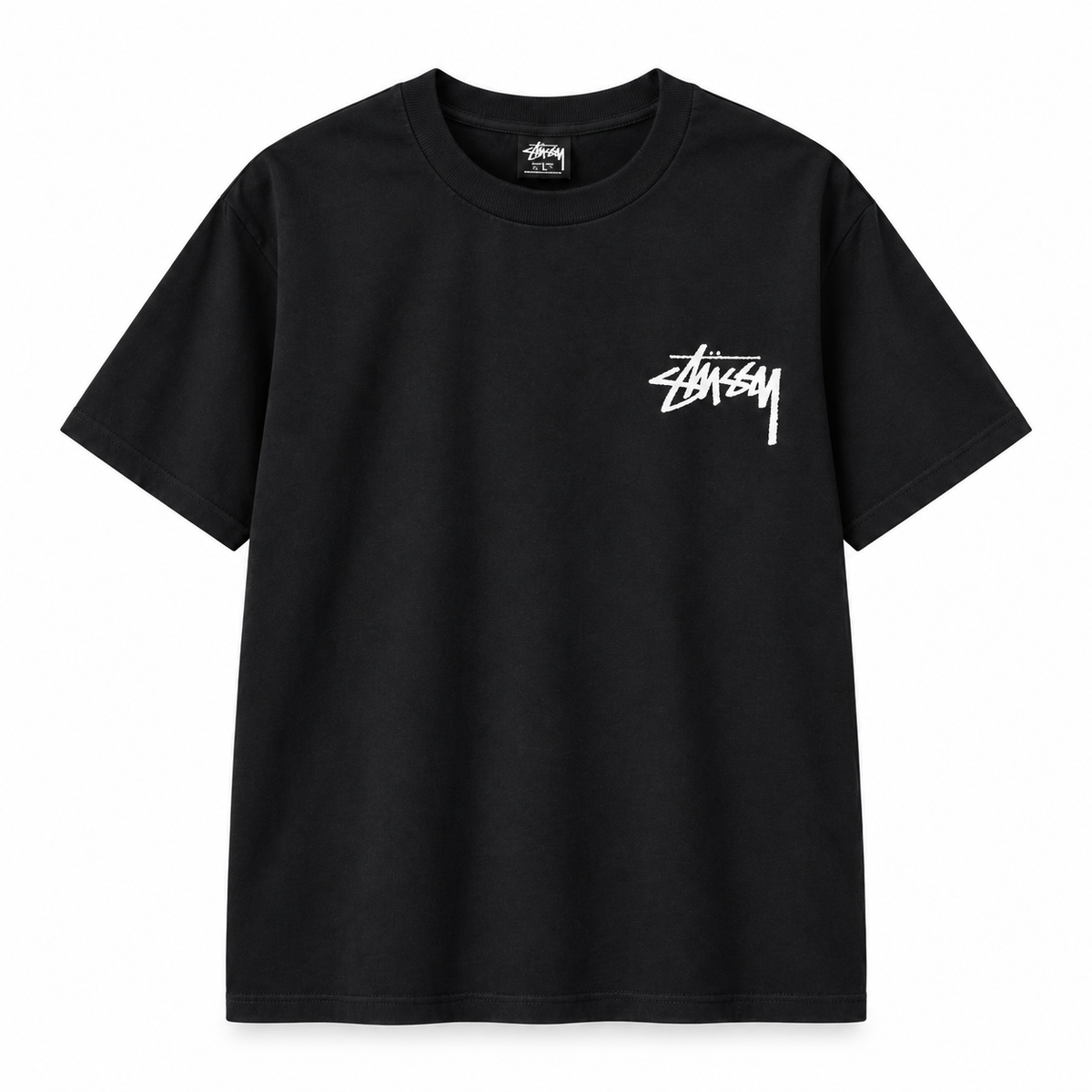 Stüssy Fuzzy Dice Tee Black – SS22