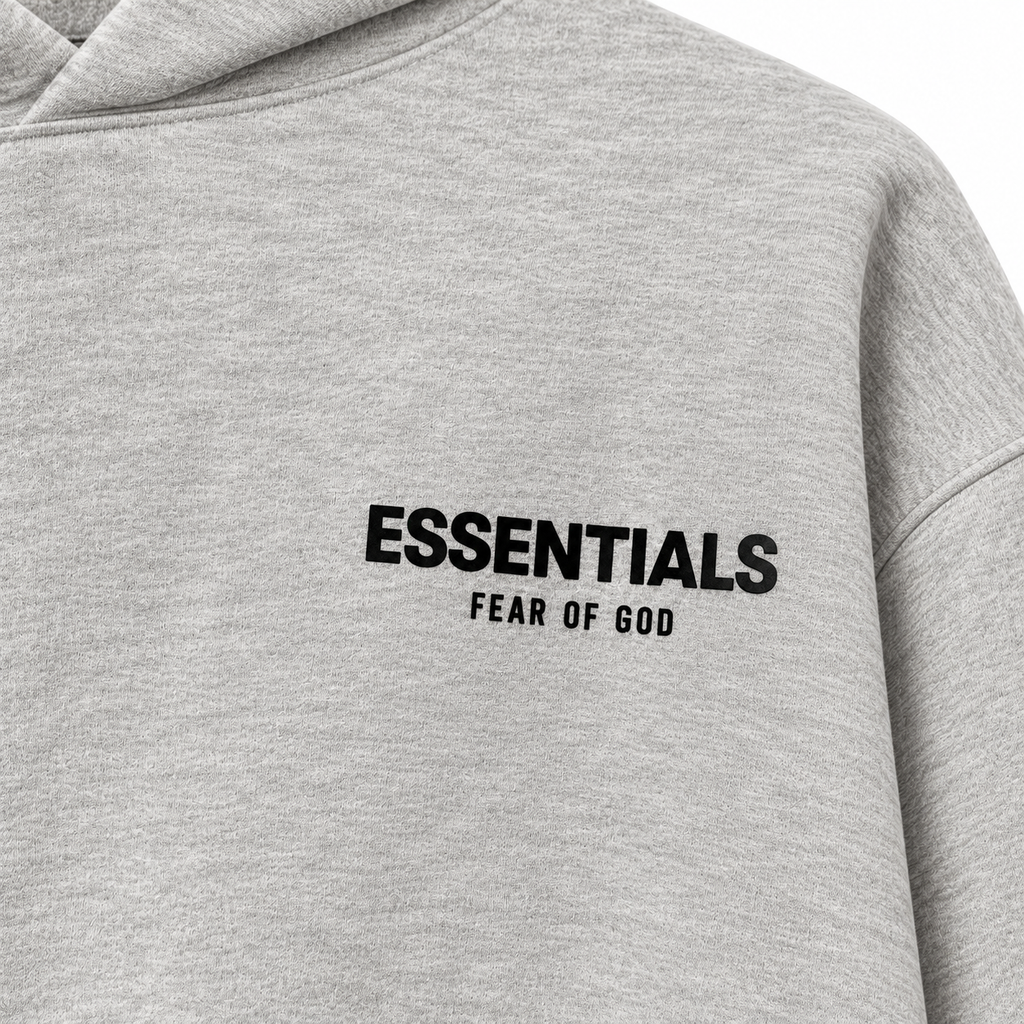 Fear of God ESSENTIALS Core Hoodie – Light Oatmeal